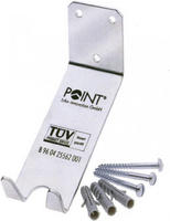Point 1695375, Point Fahrradwandhalter 1695375 (1695375) Schwarz/Silber