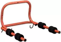Relaxdays - Fahrrad Wandhalterung, 2 R&auml;der, Bis 30kg, Klappbar, Hbt 28 X 47,5 X 51