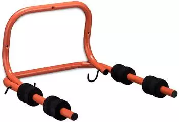 Relaxdays Fahrrad-Wandhalterung klappbar, 2 Haken