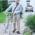 Relaxdays Fahrradständer für 6 Fahrräder, bis 50mm Reifenbreite, Metall, silber (10045666)