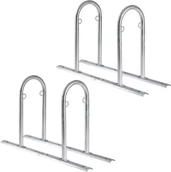 Trutzholm Fahrrad-Anlehnbügel 2er-Set, Stahl feuerverzinkt, 8 Stellplätze, 140x43x88cm (35028901)
