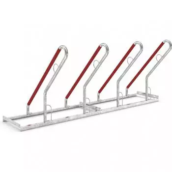 WSM Anlehnparker 0500 XBF, einseitig, 4 Stellplätze, feuerverzinkt