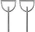 Trutzholm Parker Fahrradanlehnbügel 115x56cm Stahl, 2 Stück (35121901)