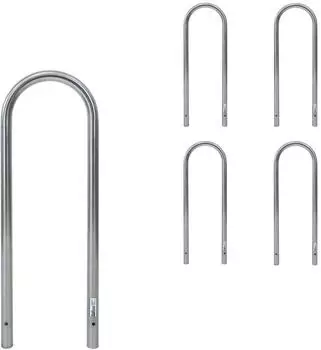 Trutzholm Fahrradanlehnbügel 115x41cm Edelstahl, 5er-Set