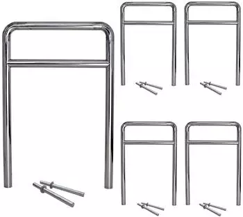 Trutzholm Fahrradanlehnb&uuml;gel Parker mit Knierohr 118x78cm Edelstahl, 5er Set (35013902)