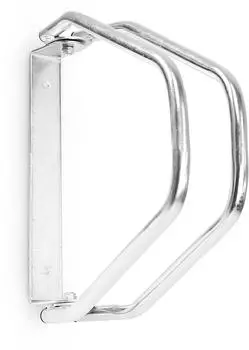 Relaxdays Wandparker Fahrrad, 3er-Set, verstellbar, 32,5x9x28,5cm, silber