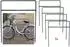 Baumarktplus Fahrrad-Anlehnbügel Typ H Flachstahl anthrazit 5er-Set (34951902)