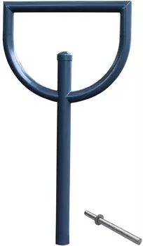 Trutzholm Fahrradanlehnbügel Typ D 118x56cm Stahl Ø60mm anthrazit (35027)