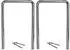 Baumarktplus Fahrradanlehnbügel Typ U Edelstahl 118x78cm, 2er-Set (35029901)