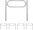 Trutzholm Parker Fahrradanlehnbügel 115x124cm Stahl feuerverzinkt 5er-Set (34863902)
