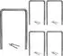 Trutzholm Fahrradanlehnbügel Edelstahl 118x78cm 5er-Set (35029902)
