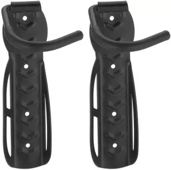 Relaxdays Fahrrad-Wandhalter 8er-Set, schwarz, max. 25kg