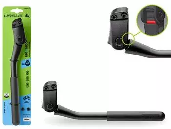 Ursus MOOI+ Rear Hinterbauständer Aluminium, schwarz, 24-28"