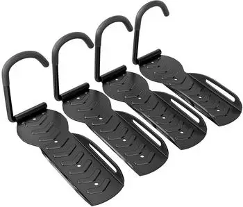 Sport Now Fahrrad-Wandhalterung vertikal, klappbar, 4er-Set, 30kg, schwarz (AA0-109V00BK)