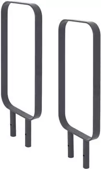 Trutzholm Parker Fahrradanlehnb&uuml;gel 2er-Set, Flachstahl 12mm, anthrazit (35066901)