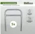 Baumarktplus Parker Fahrradbügel mit Baumschutz 5er Set (34876902)