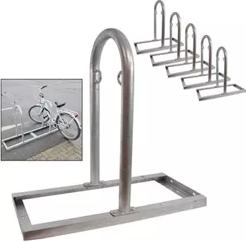 Trutzholm Fahrrad-Anlehnb&uuml;gel mit 5x Bodenrahmen, 10 Stellpl&auml;tze (34845902)