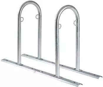 Trutzholm Fahrrad-Anlehnb&uuml;gel 4 Stellpl&auml;tze, Stahl feuerverzinkt, 140x43x88cm (35028)