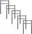 Baumarktplus Fahrradanlehnbügel Typ H 115x75cm Stahl anthrazit, 5er-Set (35064902)