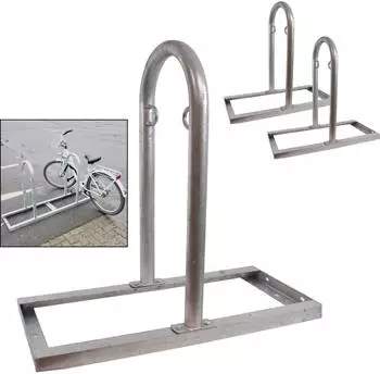 Trutzholm Fahrrad-Anlehnb&uuml;gel Bodenrahmen Stahl, 2er-Set, 900x840mm (34845901)
