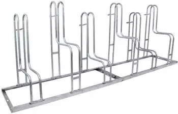 Trutzholm Fahrradst&auml;nder Reihenparker 6 Fahrr&auml;der Hoch-Tief, Stahl feuerverzinkt (34887)