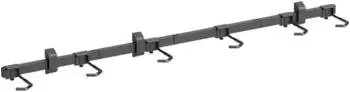 Elevar LBM09-06 Fahrradwandhalter 6 Stellpl&auml;tze, Stahl/Kunststoff, schwarz (LBM09-06)