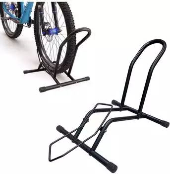 Relaxdays Fahrradst&auml;nder 16-29 Zoll, Reifenbreite bis 10,5cm, schwarz