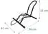 Relaxdays Fahrradständer 16-29 Zoll, Reifenbreite bis 10,5cm, schwarz