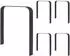 Trutzholm Parker Fahrradanlehnbügel Typ U, Flachstahl anthrazit, 115x76cm, 5er-Set (34875902)