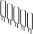 Baumarktplus Fahrradanlehnbügel 5er-Set 115x45cm Flachstahl 12mm anthrazit (35066902)