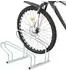 vidaXL Fahrradständer für 2 Fahrräder, freistehend, verzinkter Stahl (4005573)