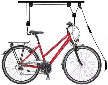 Relaxdays Fahrrad-Deckenlift bis 20kg, mit Kabel, schwarz (10033762)