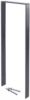 Baumarktplus Fahrrad-Anlehnb&uuml;gel Typ U Flachstahl 1190x390mm anthrazit (35062)