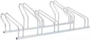 vidaXL Fahrradst&auml;nder f&uuml;r 5 Fahrr&auml;der, freistehend, verzinkter Stahl (4005576)
