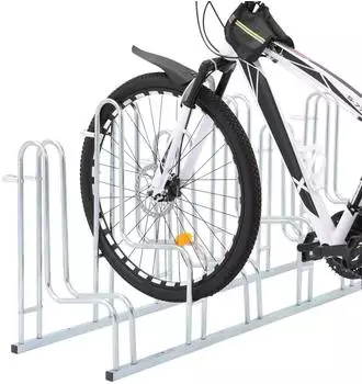 vidaXL Fahrradst&auml;nder f&uuml;r 6 Fahrr&auml;der, freistehend, verzinkter Stahl (4005572)