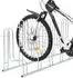 vidaXL Fahrradständer für 6 Fahrräder, freistehend, verzinkter Stahl (4005572)