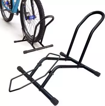 Relaxdays Fahrradständer 16-29 Zoll, Vorder- & Hinterrad, Eisen, schwarz