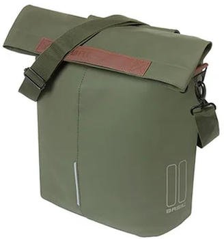 Basil City Shopper (Vegan Leather) moos green