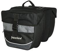 Haberland 130002 15, Haberland Doppeltasche Einsteiger 30x32x13cm, sw/silber,