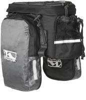 M-wave 122312, M-wave Amsterdam Expandable Carrier Bag 16l Schwarz Black