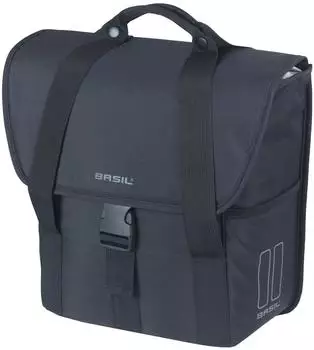 Basil GO 16l Single Bag solid black