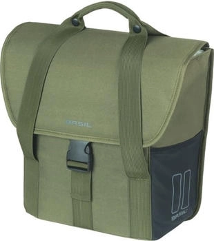 Basil GO 16l Single Bag dark green