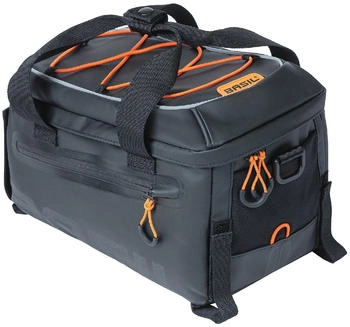 Basil MILES TARPAULIN TRUNKBAG MIK black orange 7 l