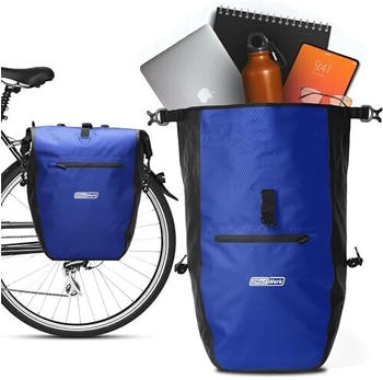 2Radwerk Fahrradtasche f&uuml;r gep&auml;cktr&auml;ger 25,4 blau
