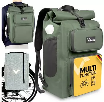 Valkental UrbanX 2in1 28L (green reflektive)