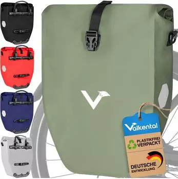 Valkental Gepäckträgertasche 28L green
