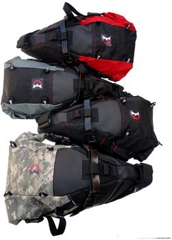 Revelate Designs Satteltasche Viscacha schwarz/rot