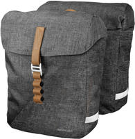 Racktime 0200-001, Racktime Heda Fahrradtasche 24,5 Liter grau
