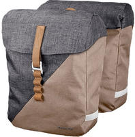 Racktime 0200-002, Racktime Heda Fahrradtasche 24,5 Liter grau