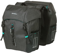 Basil Gep&auml;cktr&auml;gertasche Discovery 365D M, schwarz, 18 Liter, Doppeltasche, mit